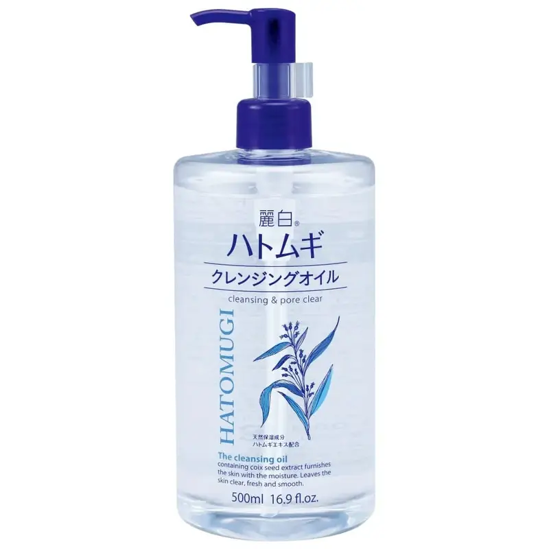 Kumano Yushi - Reihaku Hatomugi Cleansing & Pore Clean Cleansing Lotion 500ml.