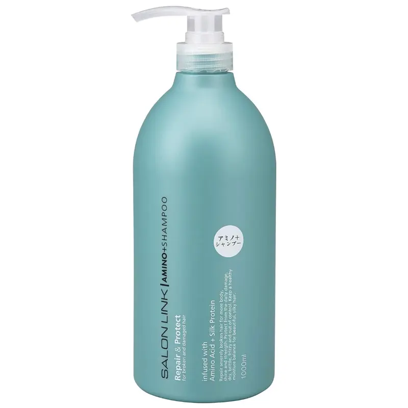 Kumano Yushi - Salon Link Repair & Protect Amino Shampoo 1000ml.