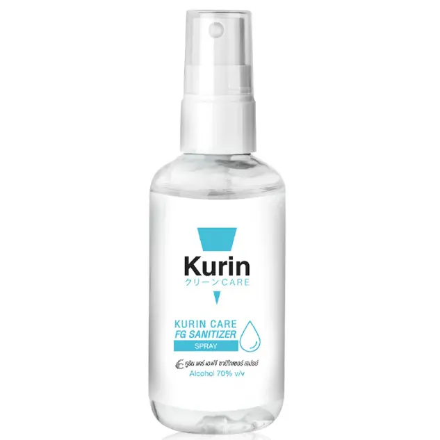 Kurin - Care Alcohol Hand Spray Food Grade Sanitizer 100ml.