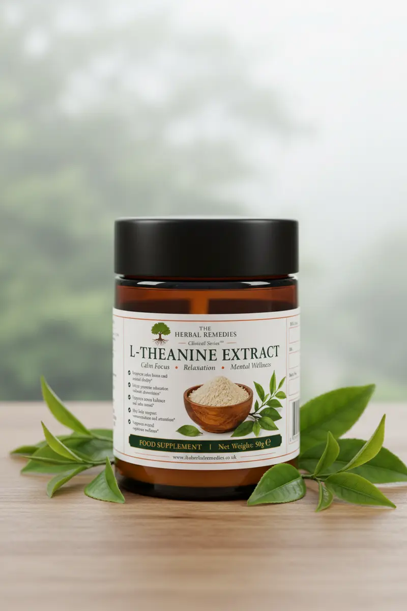 L-Theanine Extract Powder | Relaxation, Calm Focus & Sleep Wellness