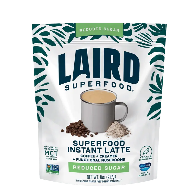 Laird Reduced Sugar Instant Latte with Adaptogens 227g