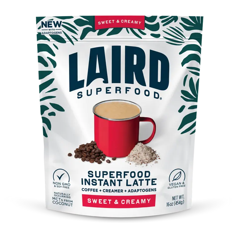 Laird Sweet & Creamy Instant Latte with Adaptogens 227g