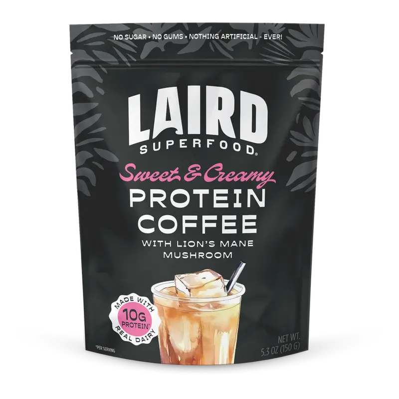 Laird Sweet & Creamy Protein Coffee with Lion's Mane 150g