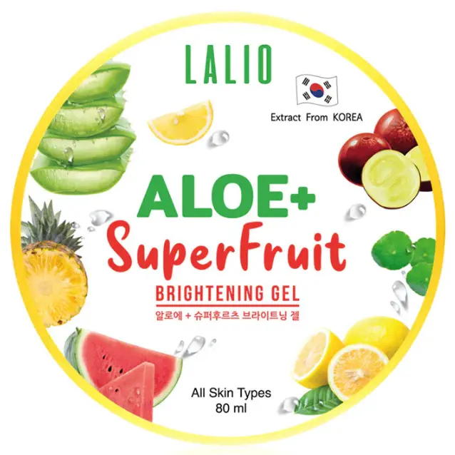 Lalio - Aloe Plus Superfruit Brightening Gel 80ml.