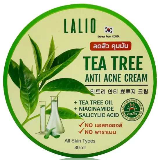 Lalio - Tea Tree Anti Acne Cream 80ml.