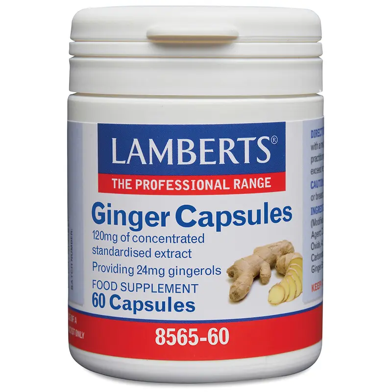 Lamberts Ginger capsules 60’s