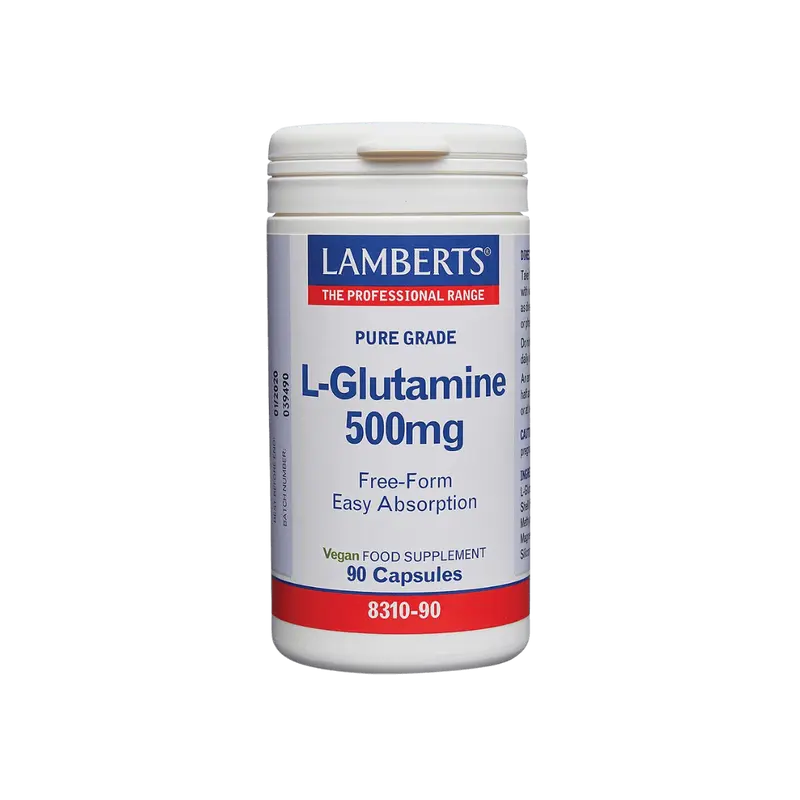 Lamberts L-Glutamine 500mg Capsules