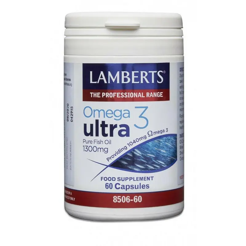 Lamberts Omega 3 ultra -concentrated 1300mg fish oil 60 capsules
