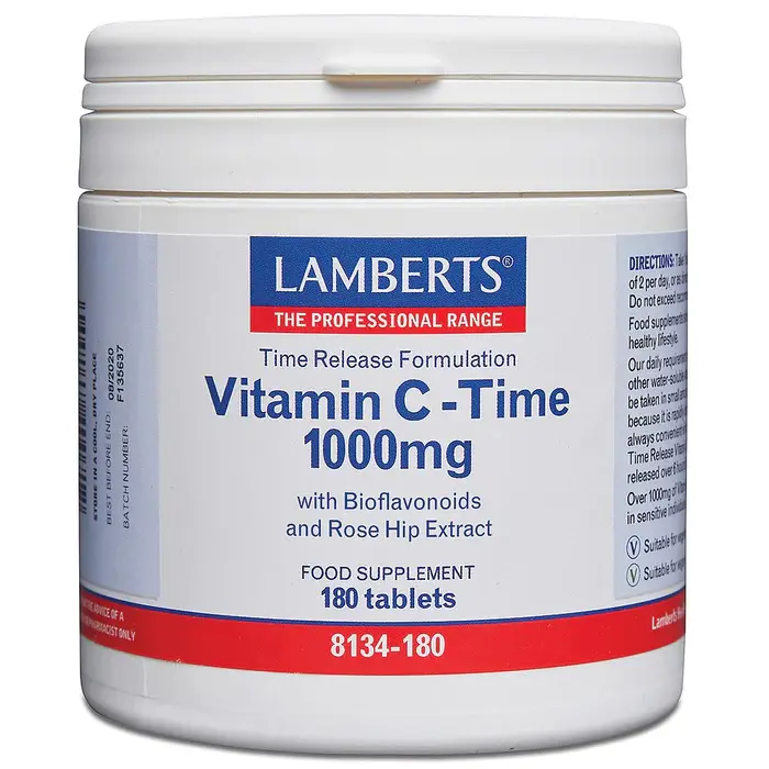 Lamberts Vitamin C Time Release, 1000mg, 180 Tablets