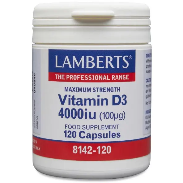 Lamberts Vitamin D3 4000iu Capsules