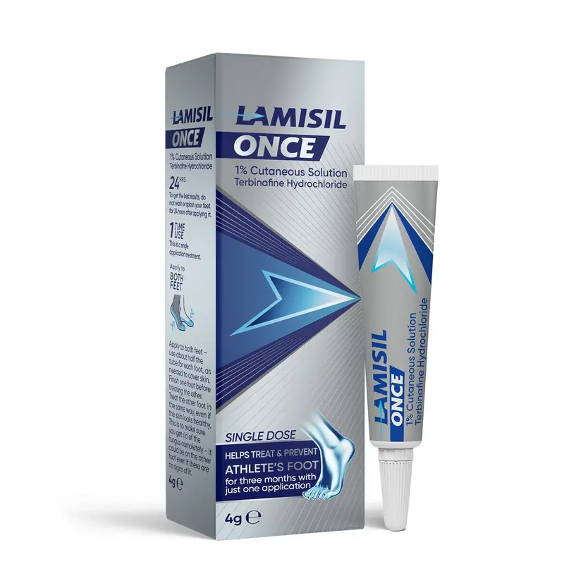 Lamisil Once Terbinafine 1% Cutaneous Solution - 4g