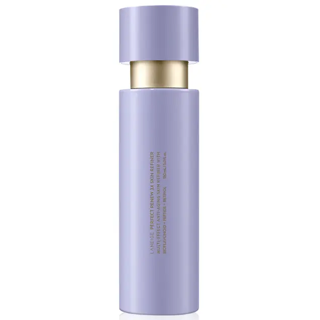 Laneige - Perfect Renew 3X Skin Refiner Anti-Aging with Bioflavonoid, Peptide and Retinol 150ml.