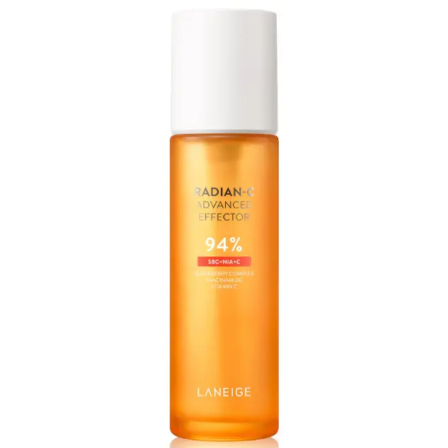Laneige - Radian-C Advanced Effector 94% SBC+NIA+C, Superberry Complex, Niacinamide and Vitamin C 150ml.