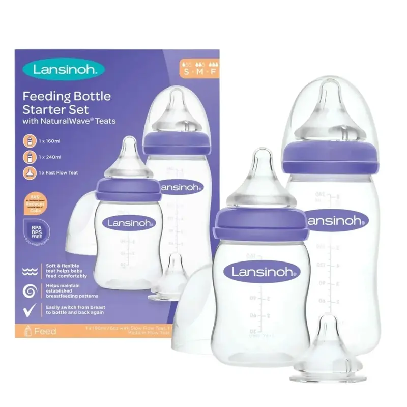 Lansinoh Feeding Bottle Starter Set - NaturalWave