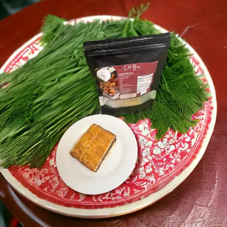 Large Rich Fudge / Date Bars Slices – Premium Sweet Treat | Brit Lanka