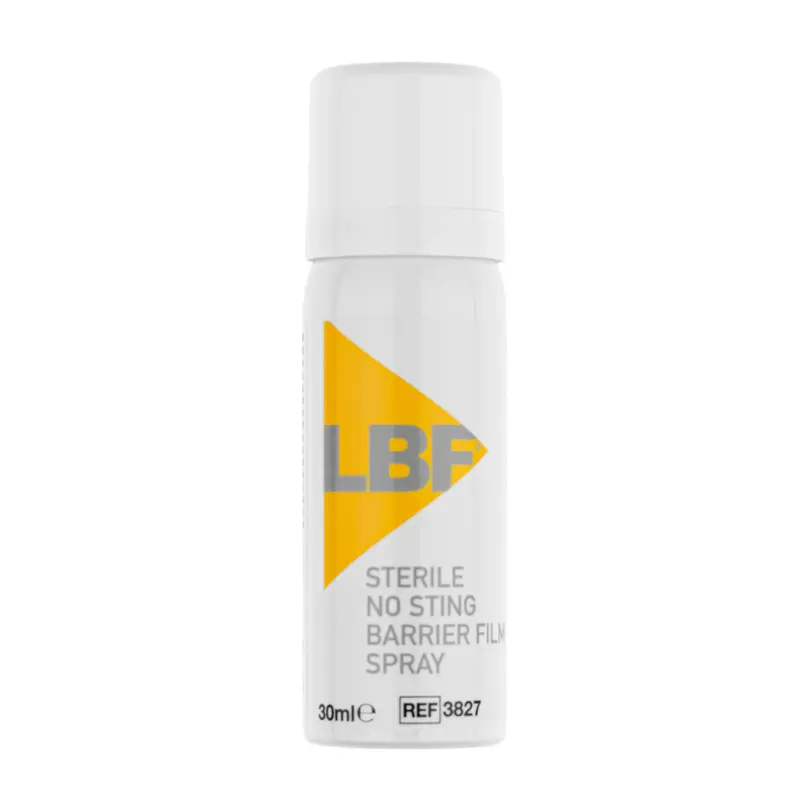 LBF Sterile No-Sting Silicone Barrier Film Spray (30ml) (x1)