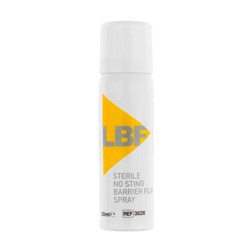 LBF Sterile No-Sting Silicone Barrier Film Spray (50ml) (x1)