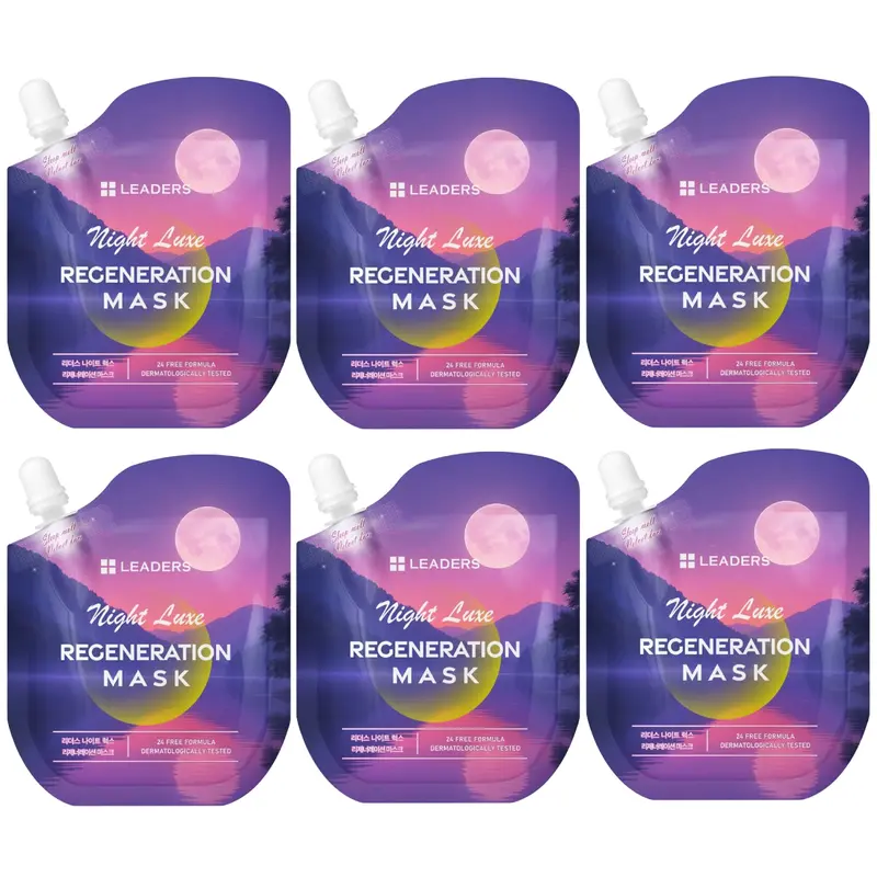 Leaders - Night Luxe Regeneration Face Mask 21ml. (Pack of 6)