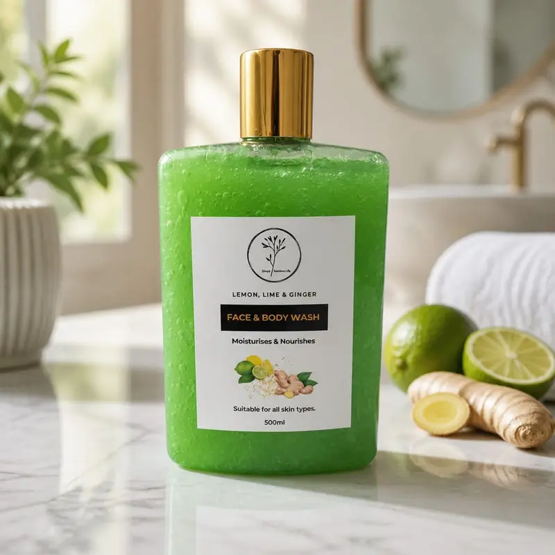 Lemon, Lime & Ginger Face and Body Wash