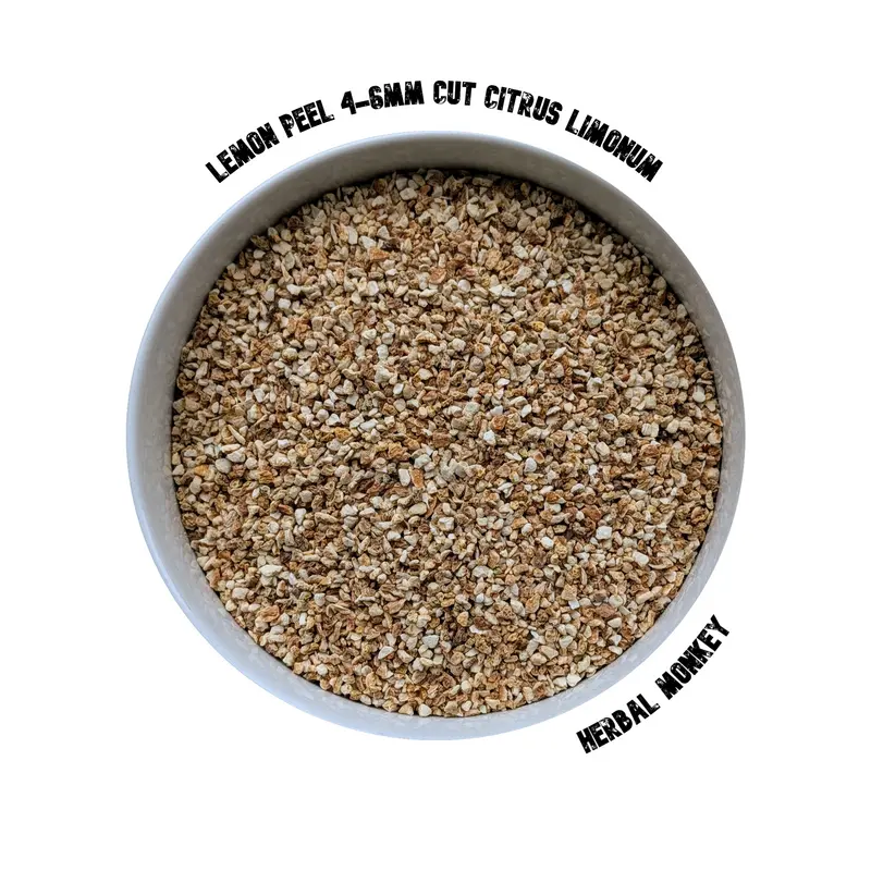 Lemon Peel Cut 2-5mm | Citrus limonum | Premium Botanical