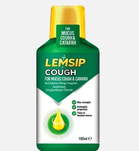 Lemsip Cough for Mucus Cough - 180ml