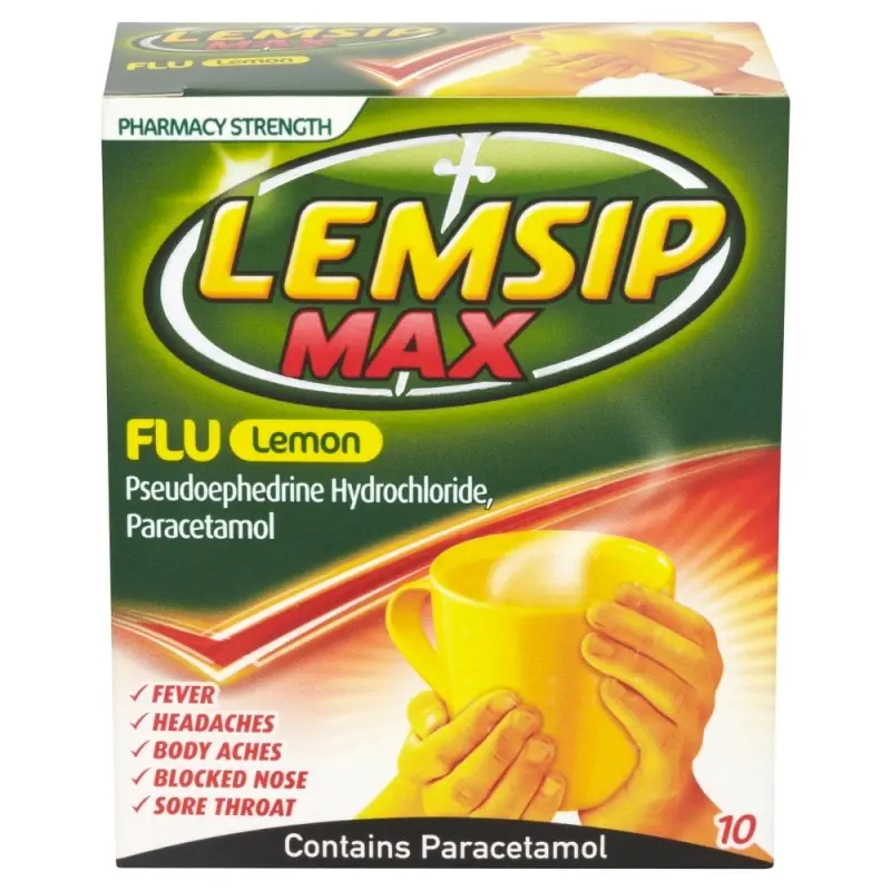 Lemsip Max Flu Lemon Sachets
