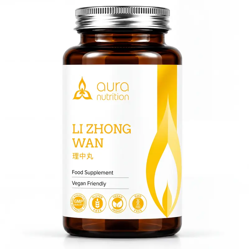 Li Zhong Wan (White Atractylodes Rhizome & Panax Ginseng) - 60 tablets
