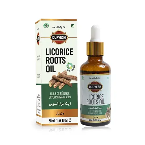 LICORICE ROOTS, Glycyrrhiza glabra OIL 50ml lighten dark spots, acne scars, and sun-induced pigmentation