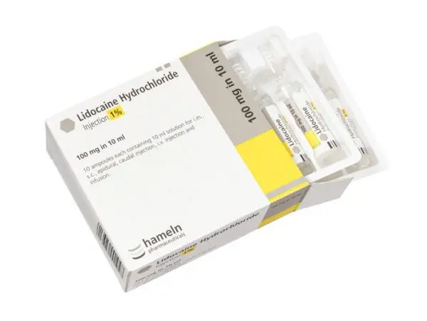Lidocaine 1% 10x10ml (POM)