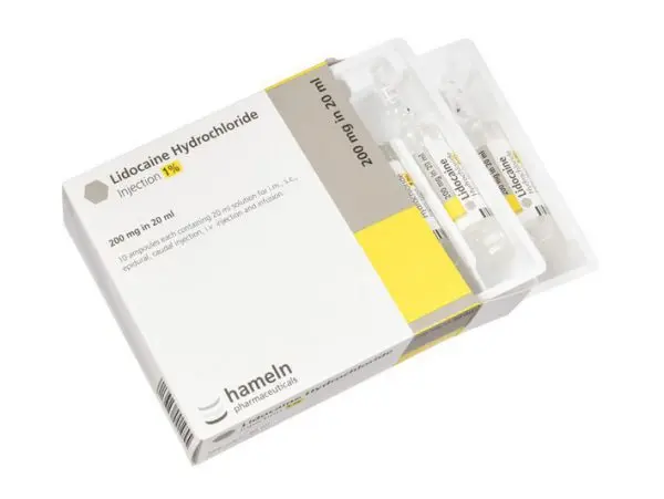 Lidocaine 1% 10x20ml (POM)