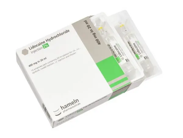 Lidocaine 2% 10x20ml (POM)