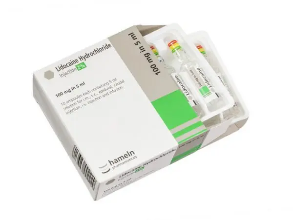 Lidocaine 2% 10x5ml (POM)
