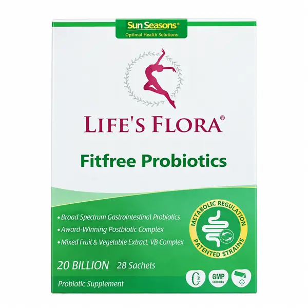 Life's Flora Fitfree Probiotics 20 Billion - 28 Sachets