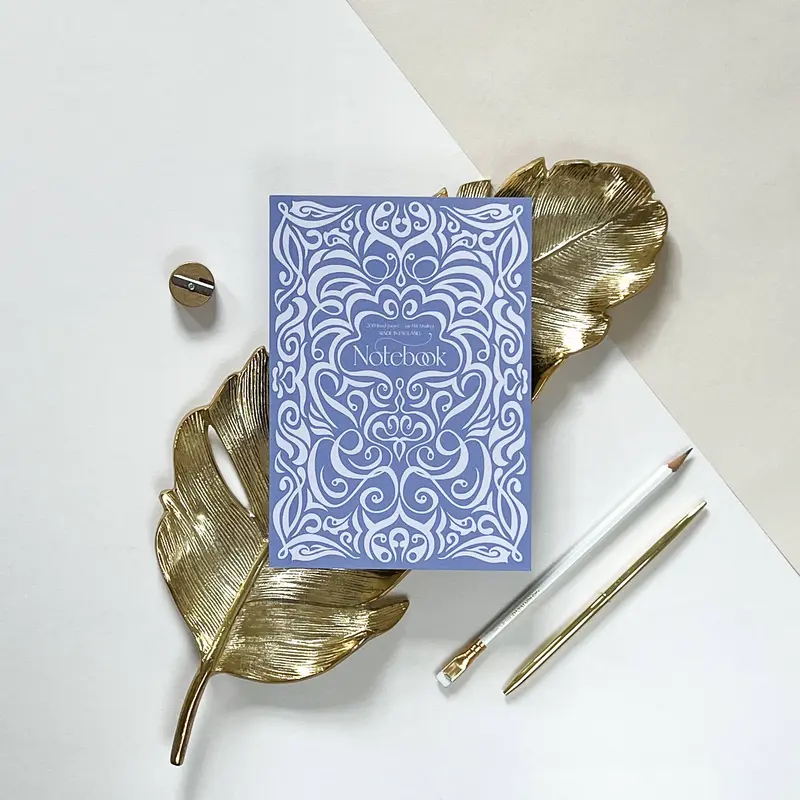 Lilac Swirl Notebook