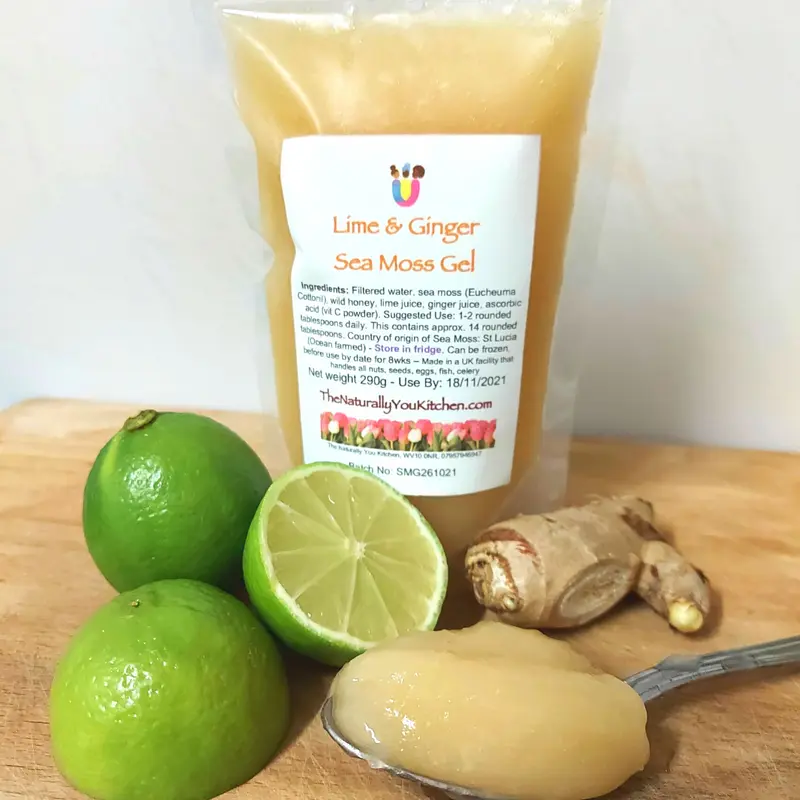 Lime and Ginger Sea Moss Gel 290g For Delivery