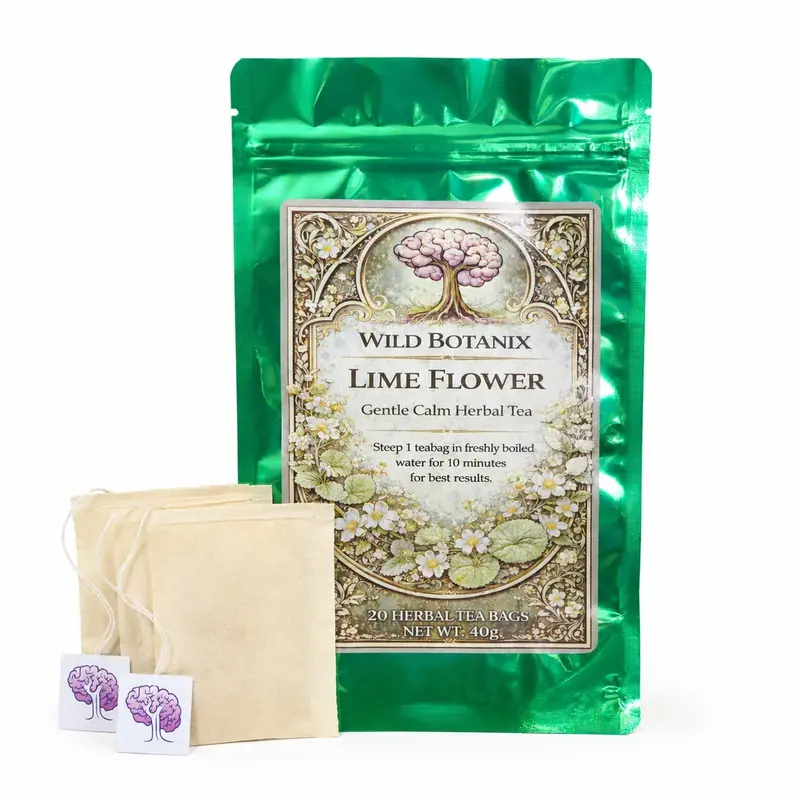 Lime Flower Herbal Tea, Caffeine-Free – 20 Bags