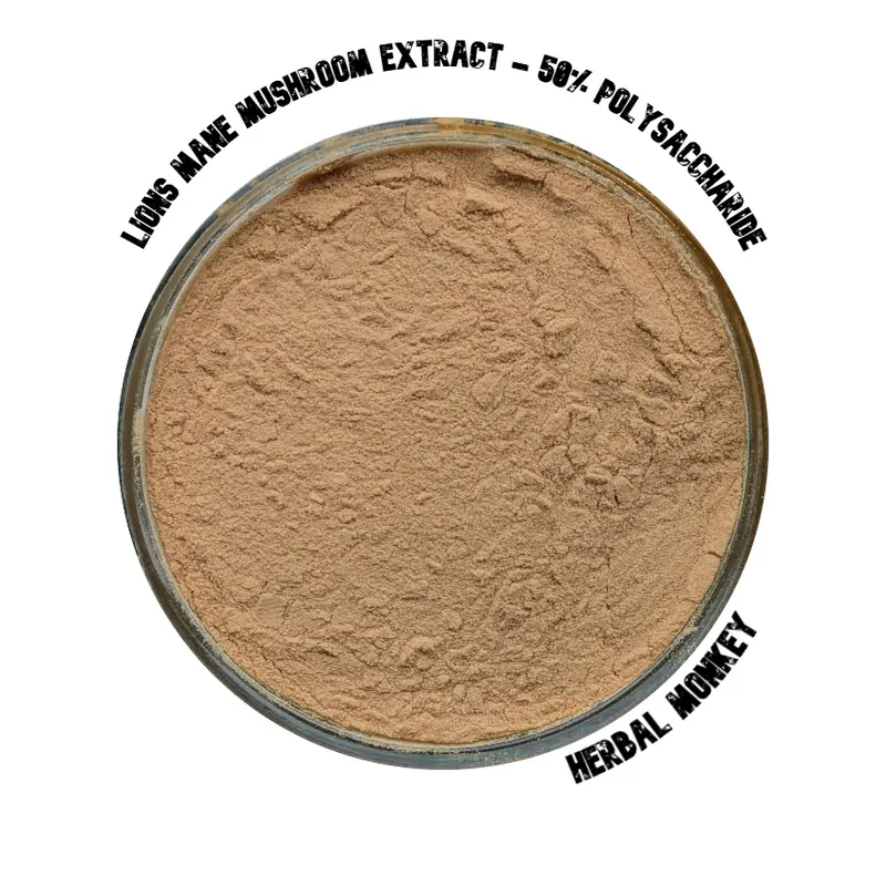 Lions Mane Mushroom Extract | 50% Polysaccharide | High Strength Extract