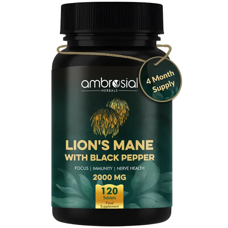 Lion's Mane with Black Pepper - 2000 mg