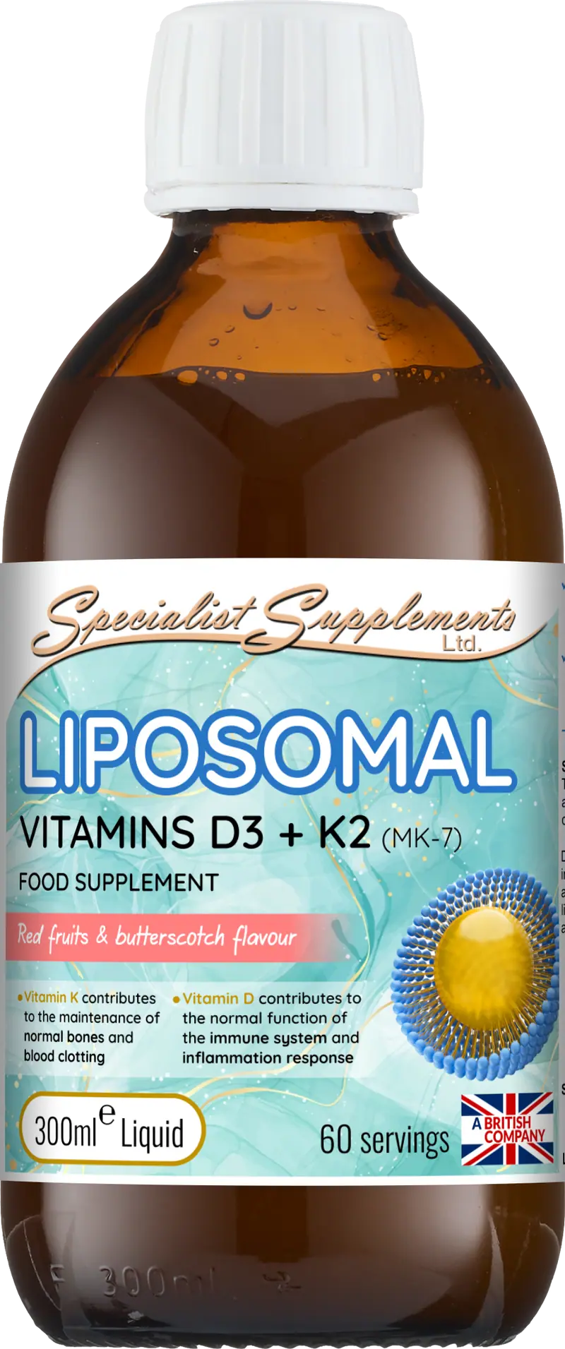 LIPOSOMAL Vitamins D3 + K2