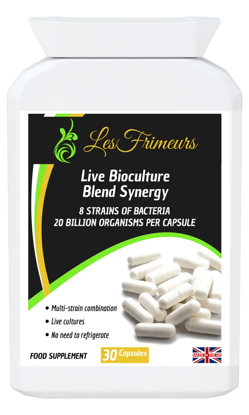 Live Bioculture Blend Synergy - 30 capsules — 20 billion live cultures per capsule