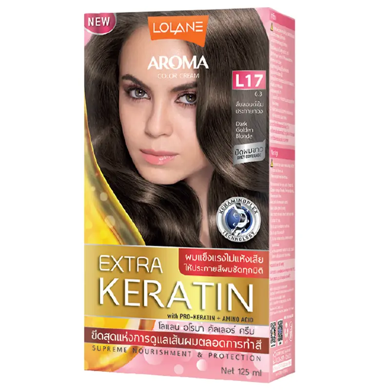 Lolane - Aroma Rose Color Cream L17 - Dark Golden Blonde 125ml.