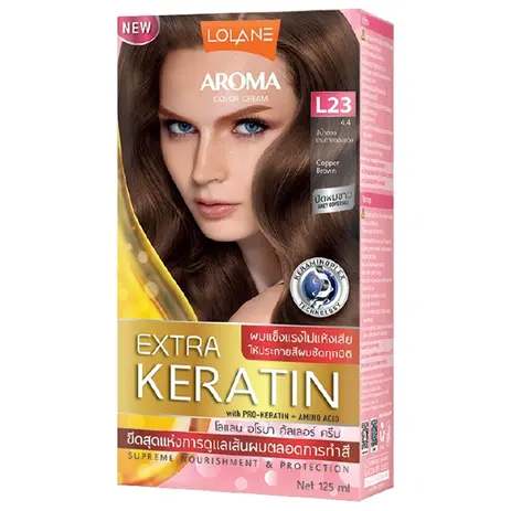 Lolane - Aroma Rose Color Cream L23 - Copper Brown 125ml.