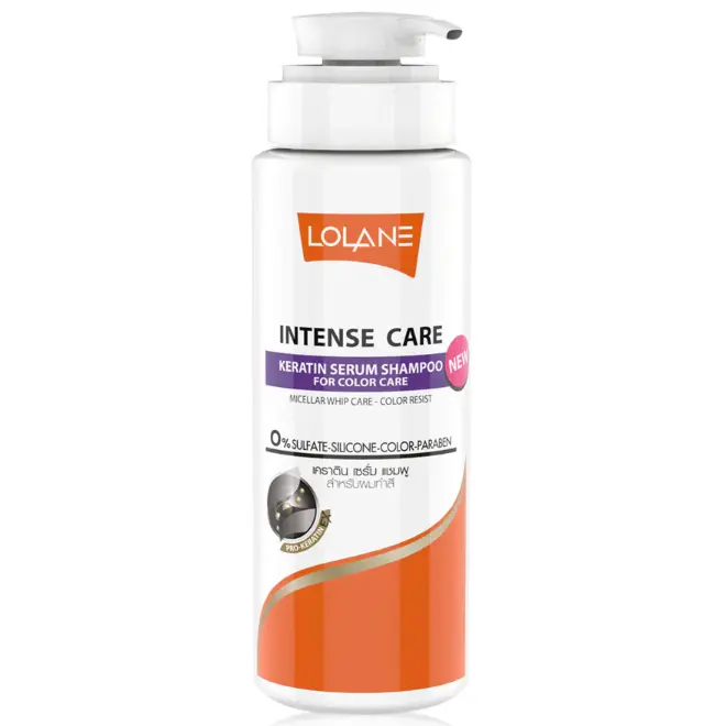 Lolane - Intense Care Keratin Serum Shampoo For Color Care 400ml.
