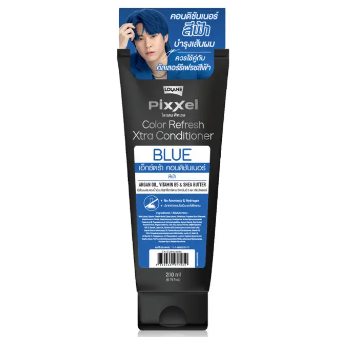 Lolane - Pixxel Color Refresh Xtra Conditioner - Blue 200ml.