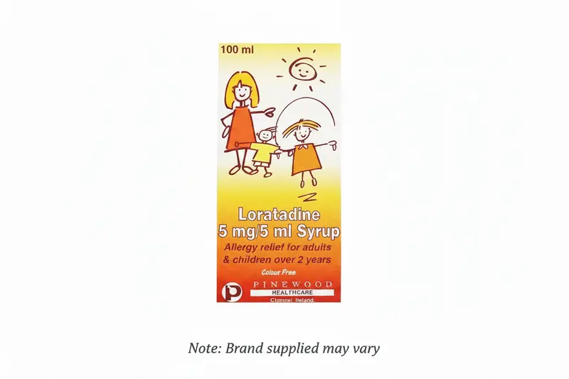 Loratadine oral solution 5mg/5ml - 100ml (P)