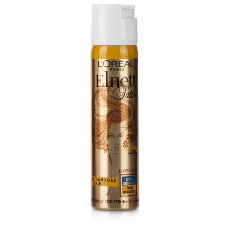 L'Oreal Elnett Extra Strength Hairspray For Dry Or Damaged Hair (400ml)