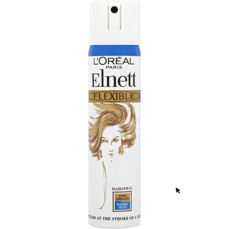 L'Oreal Hairspray by Elnett for Flexible Hold & Shine 75ml (T)