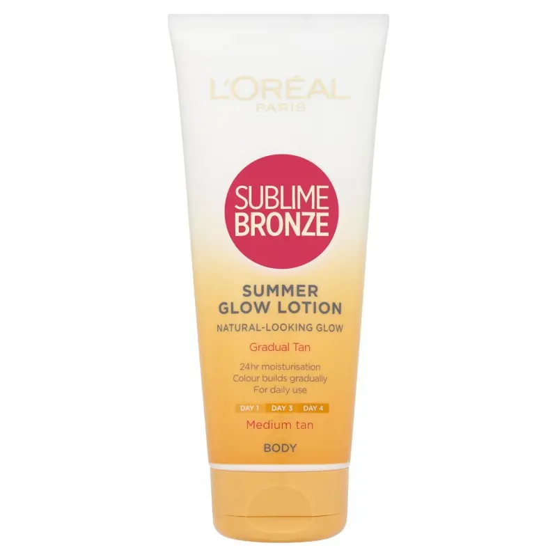 L'Oreal Paris Sublime Bronze Gradual Self Tanning Body Lotion Medium