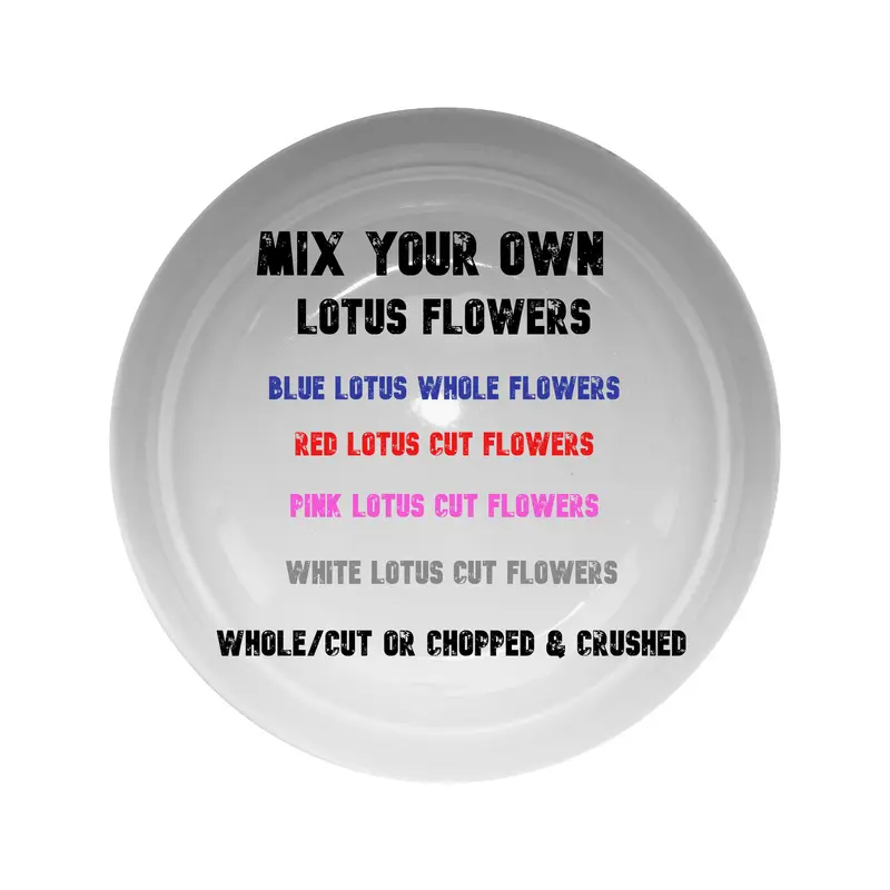 Lotus Flowers Mixed | Blue | Red | Pink | White | A++ Grade Flowers