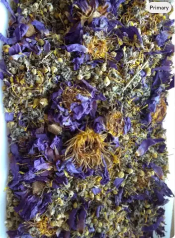 Lucid dreaming tea. Herbalist designed. 25g, 50g.Blue Lotus, Mugwort, Chamomile,Damiana. Relaxing,